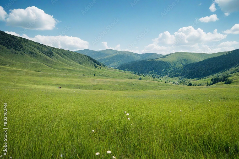 Fototapeta premium landscape with lake