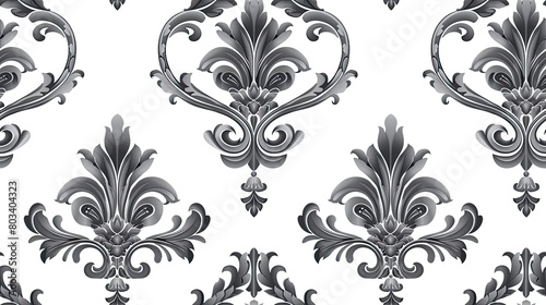 a rococo pattern adorning the ornate ceiling of a historic ballroom. SEAMLESS PATTERN