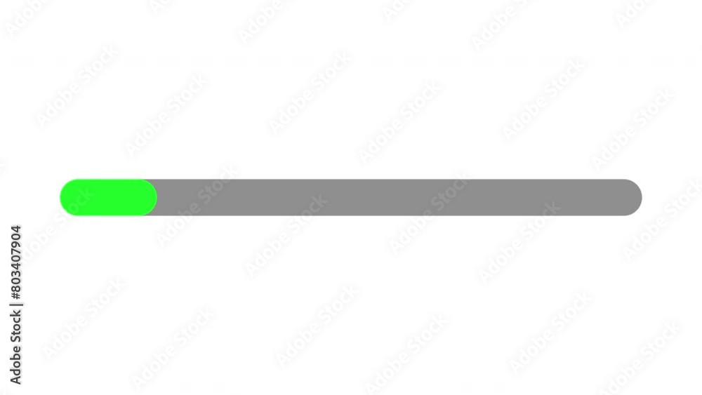 Loading bar. Green download progress loader, buffer status user interface elements. Upload, download and send speed indicators, upload screen vector icons. Computer system update, connection