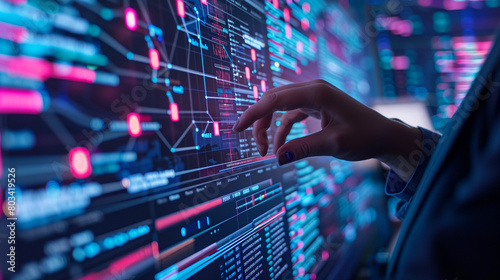 A Information Technology Picture: Digitalization, Cybersecurity, Cloud Computing, Web Service, SAAS