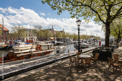 Fotografía Old harbor in the center of the city of Vlaardingen.