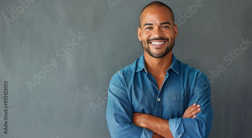 Smiling Man With Arms Crossed