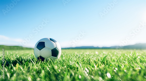 The soccer ball represents the joy of sports and the pursuit of leisure.