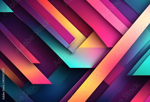 Abstract Vibrant Flowing Lines on Dark Background - Modern Digital Art Design for Backgrounds  Wallpapers and More