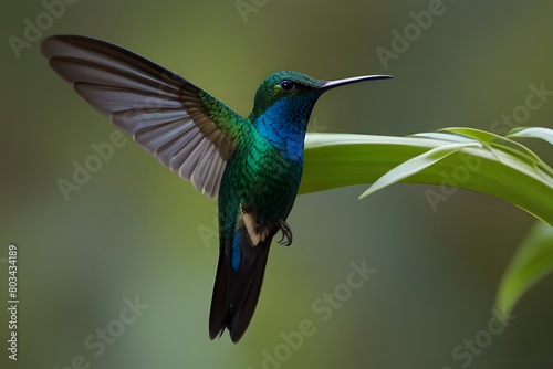 hummingbird in flight © Khizer