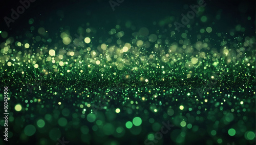 Green Technology Particle Abstract Background