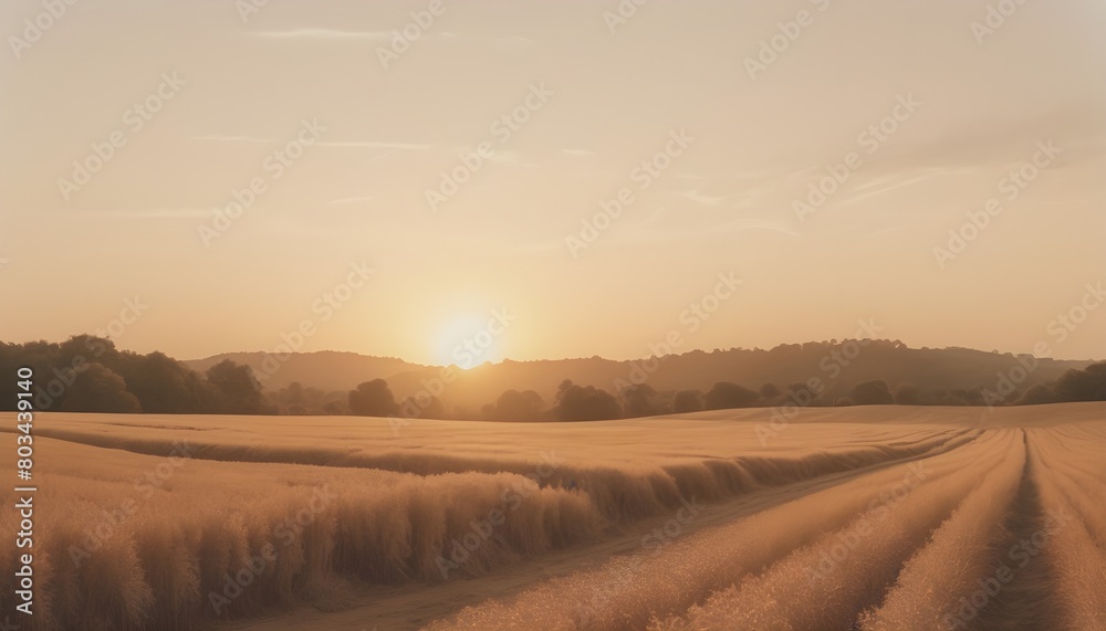 Fototapeta premium sunrise in the field