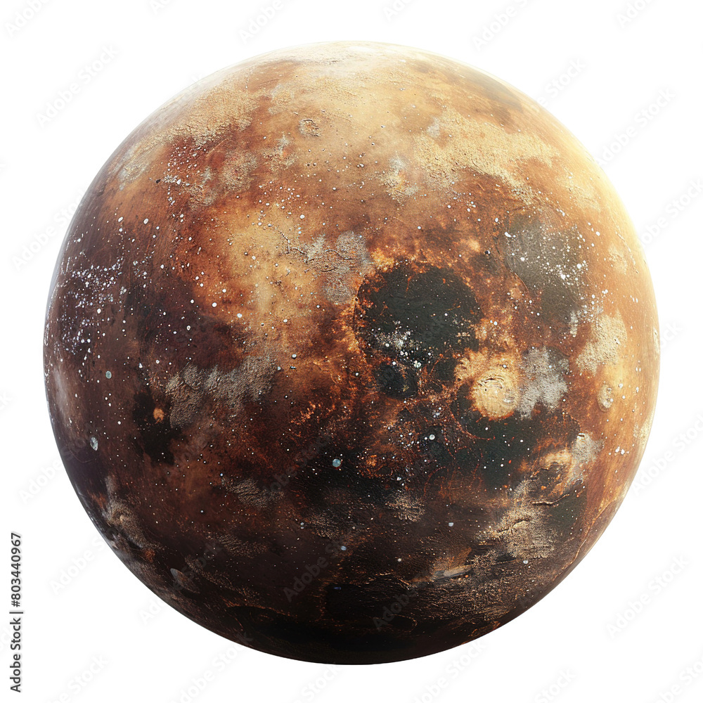 Fototapeta premium A planet on white background,png