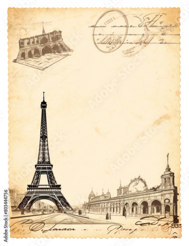 PNG Postcard architecture envelope building.