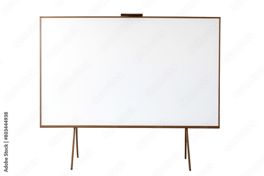 Wood Framed Whiteboard on Minimalist Stand Wood Framed Whiteboard on Minimalist Stand