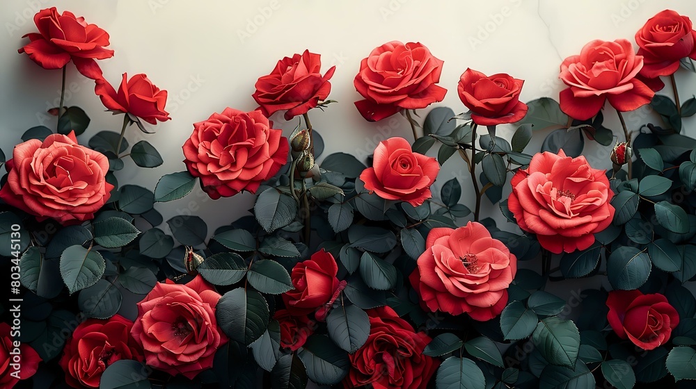 Vibrant Red Roses: A Symbol of Elegance and Passion
