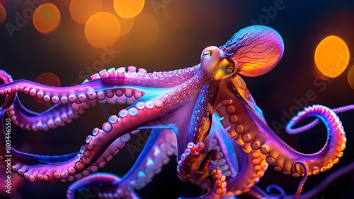 Octopuses and squids showcase incredible RNA editing abilities and color adaptation skills. Concept Marine Life, RNA Editing, Color Adaptation, Squids, Octopuses