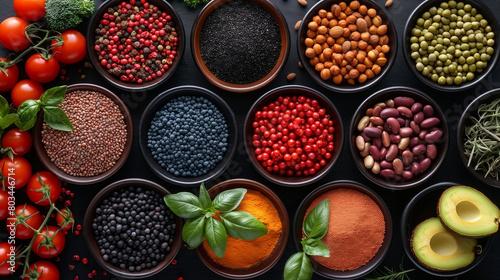 Spice is a natural Use condiment Various type. Different kind of spices