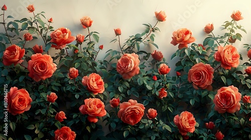 Richly Saturated Red Roses: A Symbol of Timeless Beauty © Maquette Pro