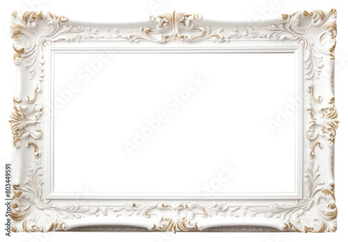 PNG Wooden Picture Frame mirror frame white.