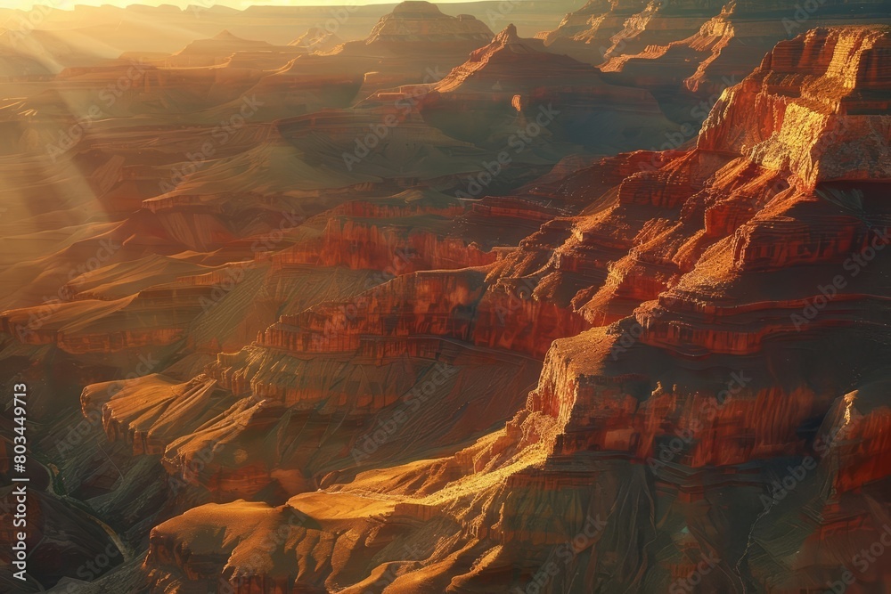The sun sets over the vast and majestic Grand Canyon, illuminating the rugged cliffs and canyons with warm hues of orange and red. The sun sets over the vast and majestic Grand Canyon, illuminating the rugged cliffs and canyons with warm hues of orange and red.
