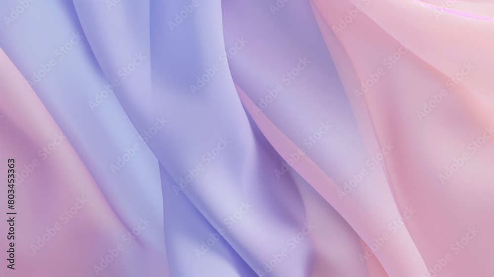 Soft pastel background with gentle folds in purple and pink hues, perfect for design, fashion, or artistic projects.