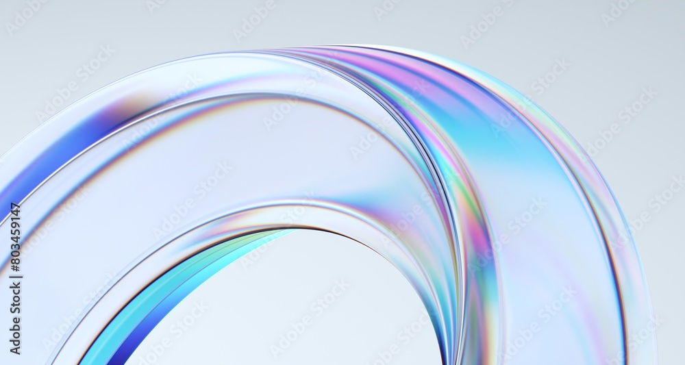 Abstract colorful shape, 3d render Abstract colorful shape, 3d render