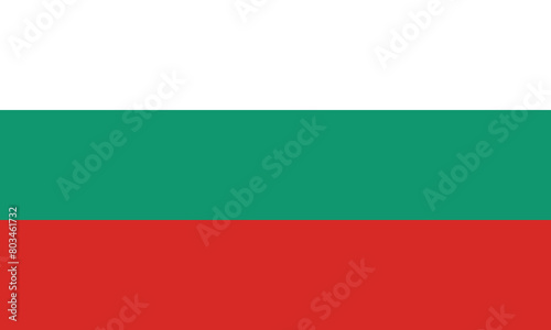 Free Download National flag of Bulgaria original size and colors vector illustration, zname na Balgariya or Republic of Bulgaria flag Bulgarian - GFXLoad