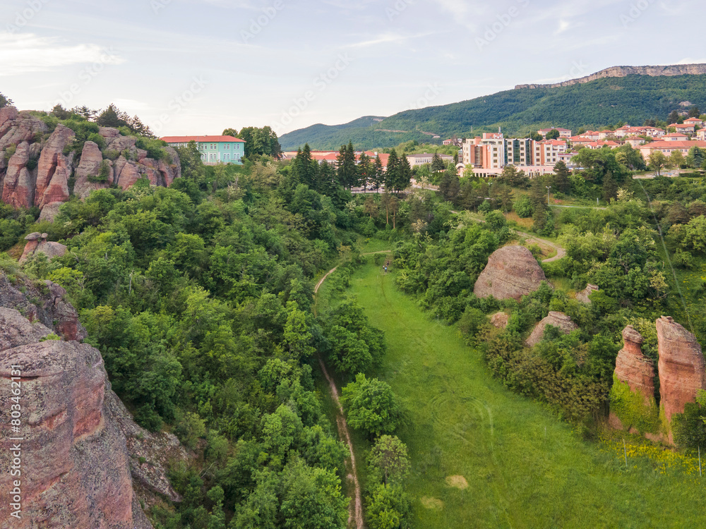 Aerial view of Belogradchik Rocks, Bulgaria Aerial view of Belogradchik Rocks, Bulgaria