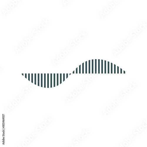 modern sound wave logo premium template