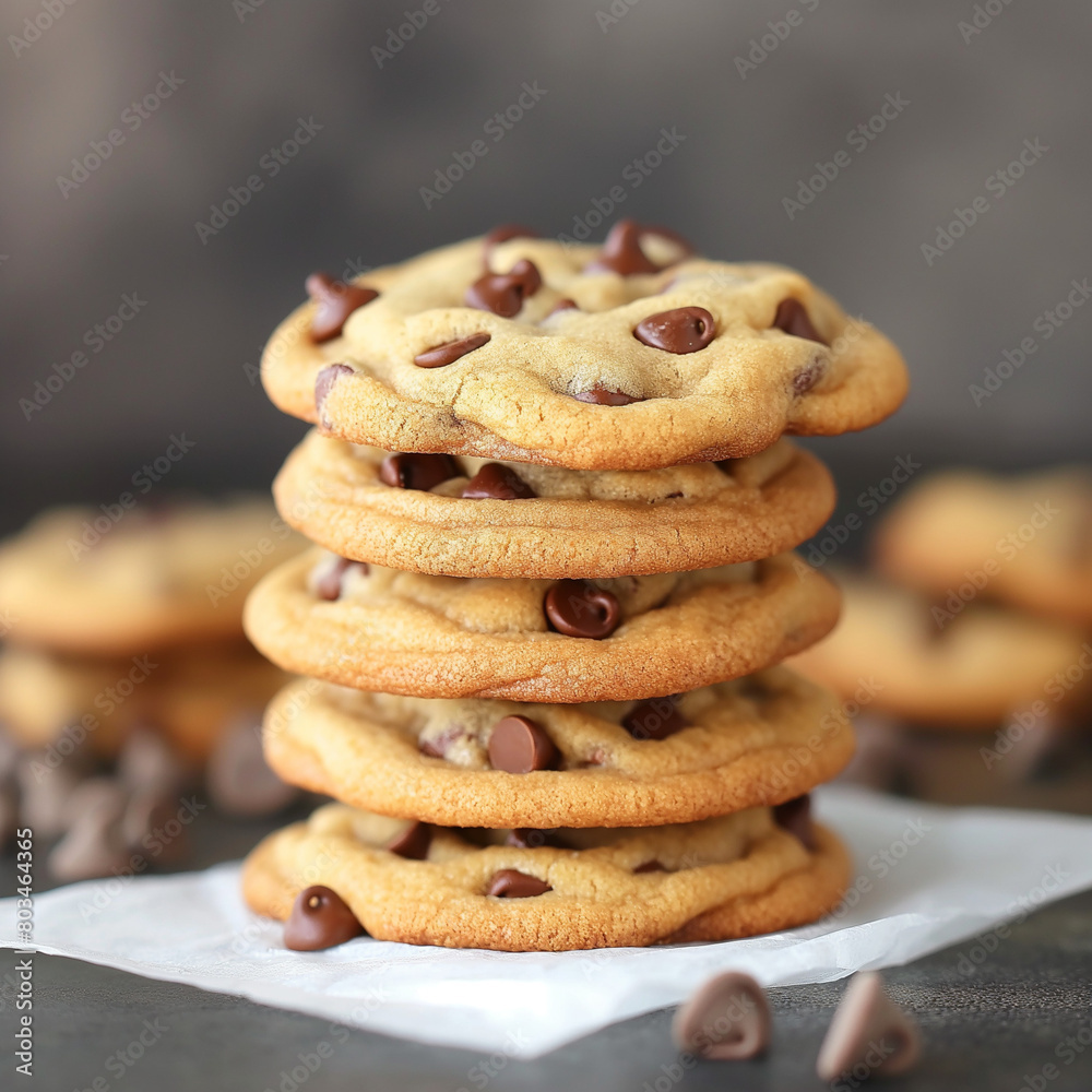 chocolate chip cookies on a plate chocolate chip cookies on a plate