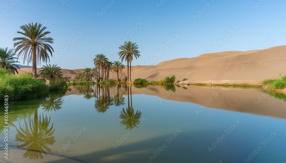 palm trees in the water