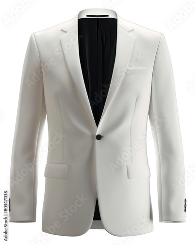 PNG White blazer mockup apparel clothing tuxedo.