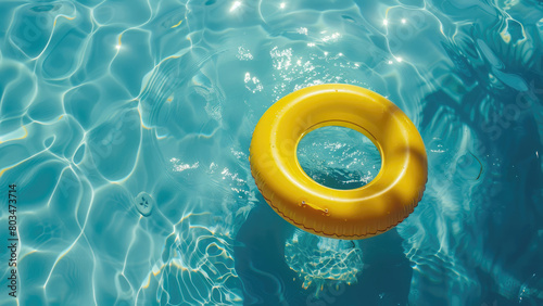 Aquatic Adventures: Capturing Childhood Joy with an Inflatable Pool Circle