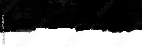 Carta da parati Ripped Paper Clipping Mask with Texture Transparency