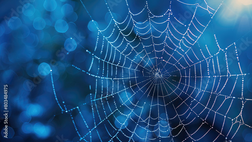 Intricate Beauty: A Detailed View of a Stunning Woven Web Pattern