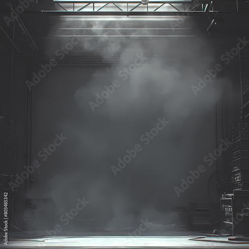 Cinematic Studio Lighting - Transparent White Smoke Elevates Atmosphere for Filming and Advertising Projects