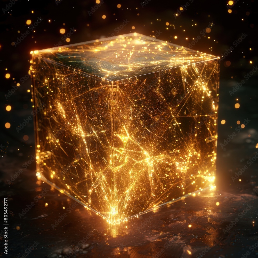A cargo icon adorned with shimmering threads of magical energy. A cargo icon adorned with shimmering threads of magical energy.