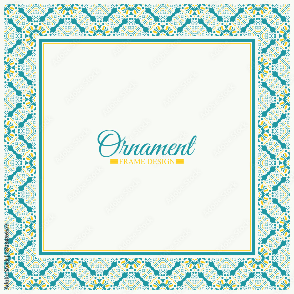 colorful art frame design template colorful art frame design template