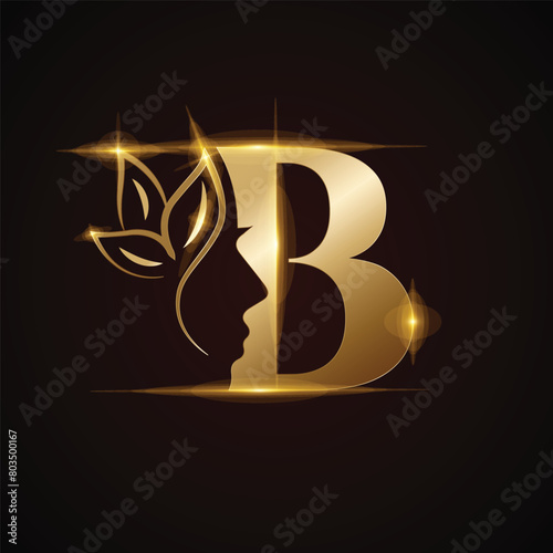 Parlour B Letter Logo Design vetcor illustration photo