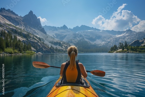kayaking on the lake © Carlos Palacio M.
