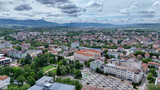 Targovishte Bulgaria drone aerial panorama