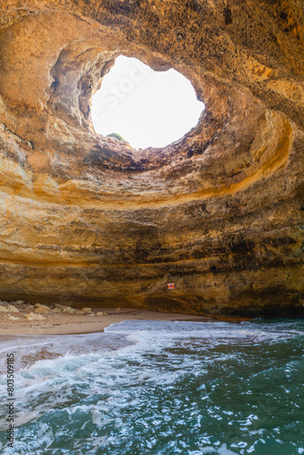 Benagil caves in Algarve Portugal. October 11, 2023. photo