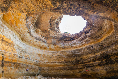 Benagil caves in Algarve Portugal. October 11, 2023. photo