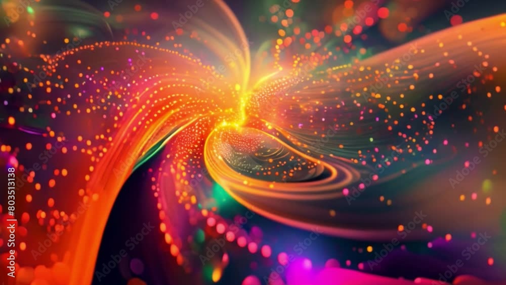 A computer generated image showcasing a colorful swirl of vibrant hues in an abstract background. A computer generated image showcasing a colorful swirl of vibrant hues in an abstract background.