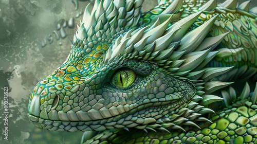 Fantasy art dragon design