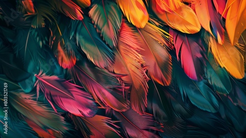 Abstract Feather Art Collection