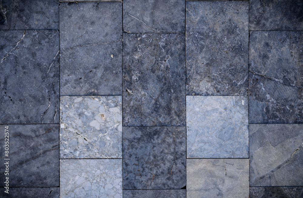 Obraz premium Seamlessly stony wall background - texture pattern for continuous replicate. 1