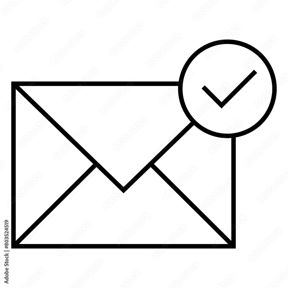 Email envelope icon vector illustration Email envelope icon vector illustration