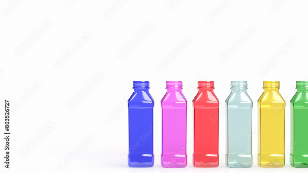 The plastic bottle for eco or product concept 3d rendering. The plastic bottle for eco or product concept 3d rendering.