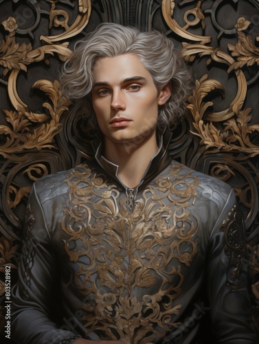 Regal portrait of a mysterious nobleman © Balaraw