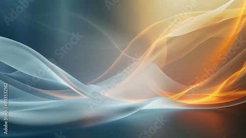 Digital abstract wave background, template for business banner, formal backdrop, abstract design element for tech, AI, data, audio, graphics, presentation, and more