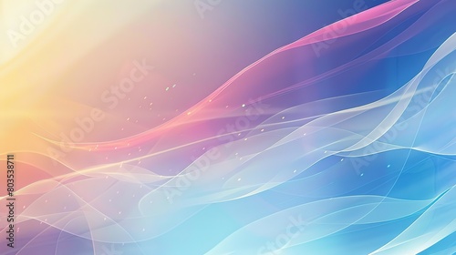 Digital abstract wave background  template for business banner  formal backdrop  abstract design element for tech  AI  data  audio  graphics  presentation  and more