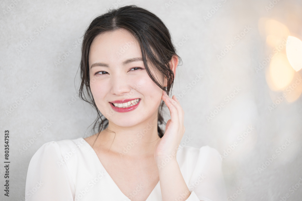 Close-up of a luxurious and beautiful woman Beauty and beauty images Close-up of a luxurious and beautiful woman Beauty and beauty images