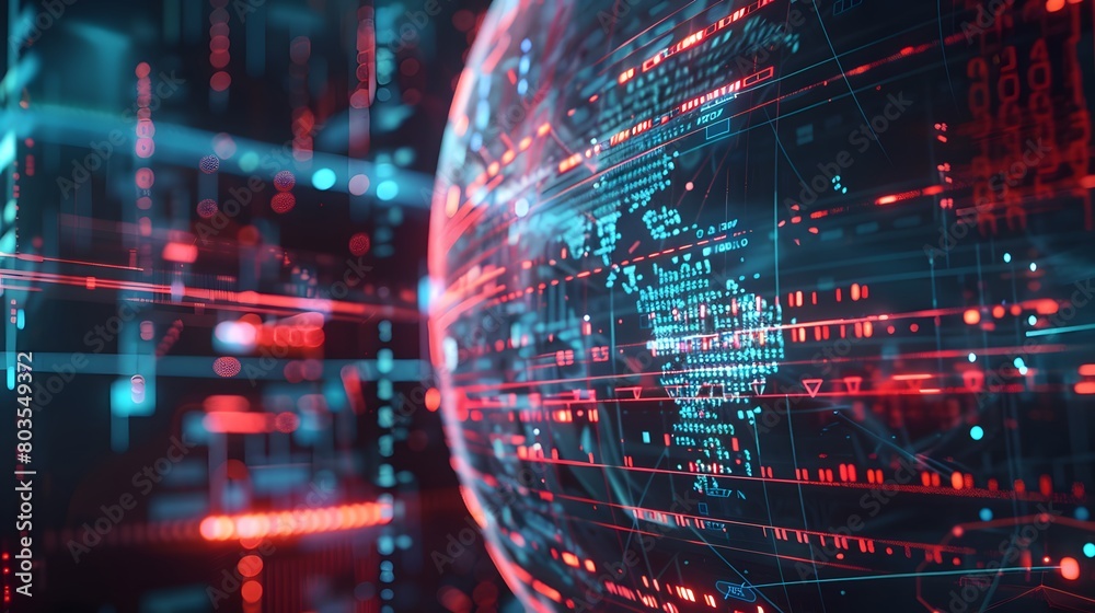 circular technology background circular technology background